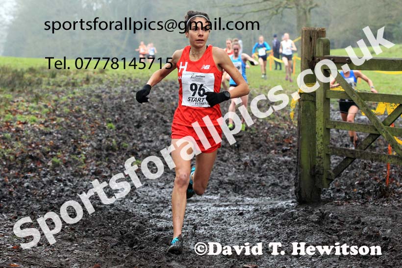 Senior Womens 2023 Northern Cross Country Champs., Witton Park, Blackburn. Photo: David T. Hewitson/Sports for All Pics